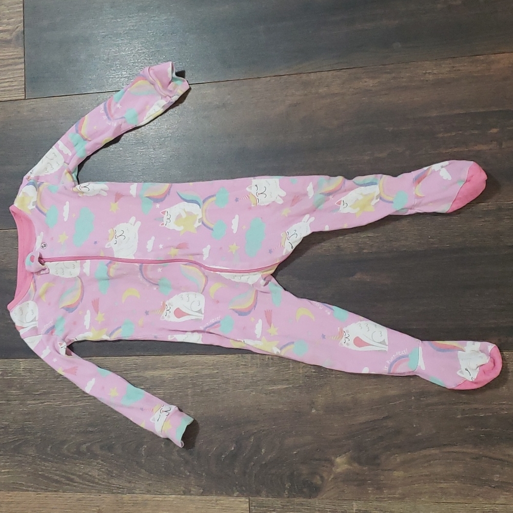 The Children's Place, 18-24 months, purple, yellow, Cat themed